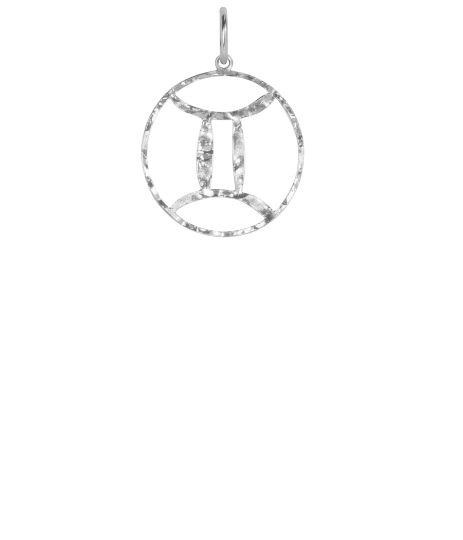 Gemini 925 sterling silver pendant