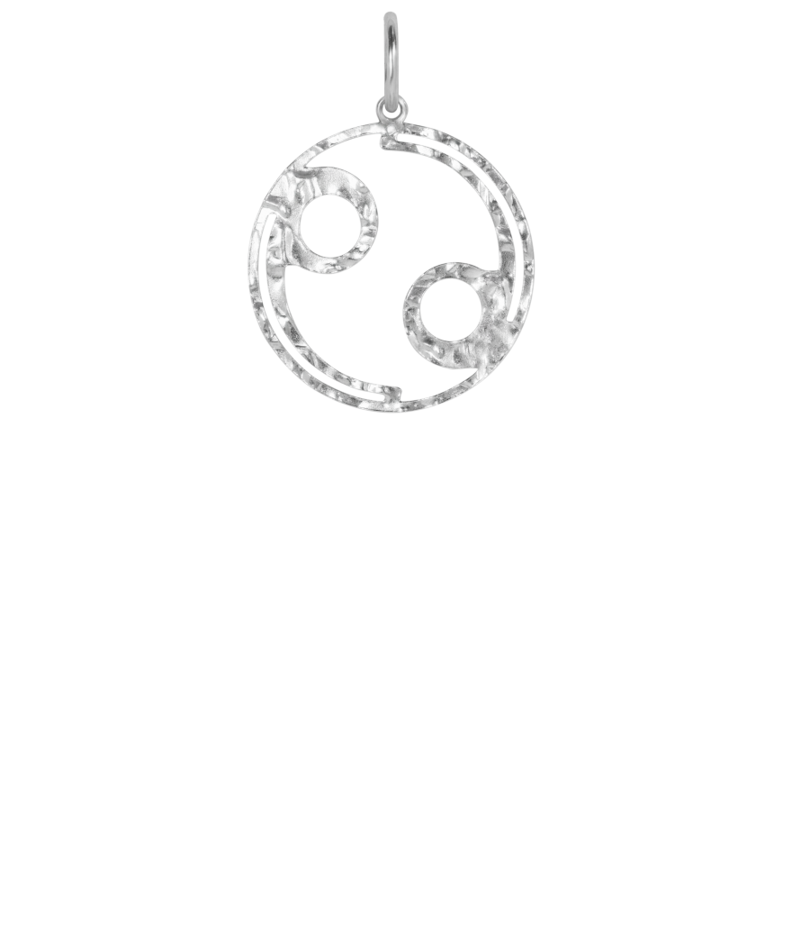 Cancer 925 sterling silver pendant