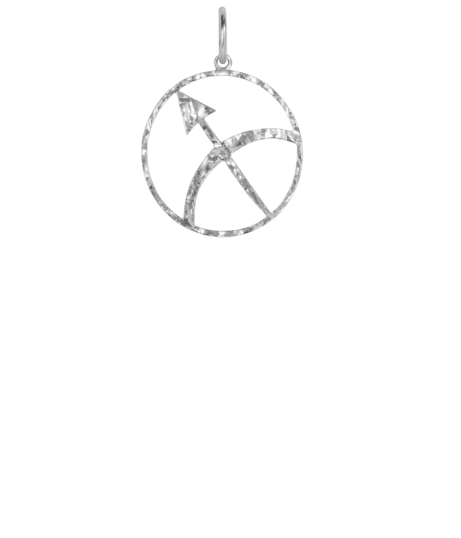 Sagittarius 925 sterling silver pendant