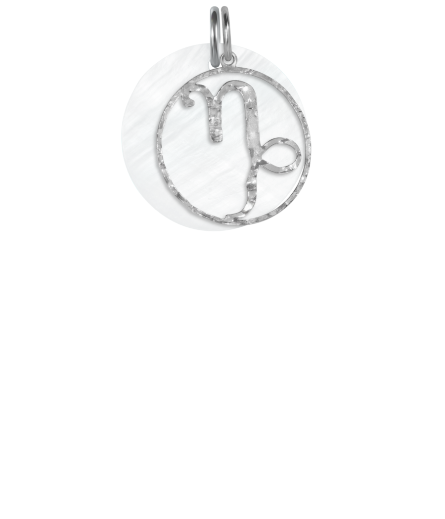 Capricorn 925 sterling silver pendant