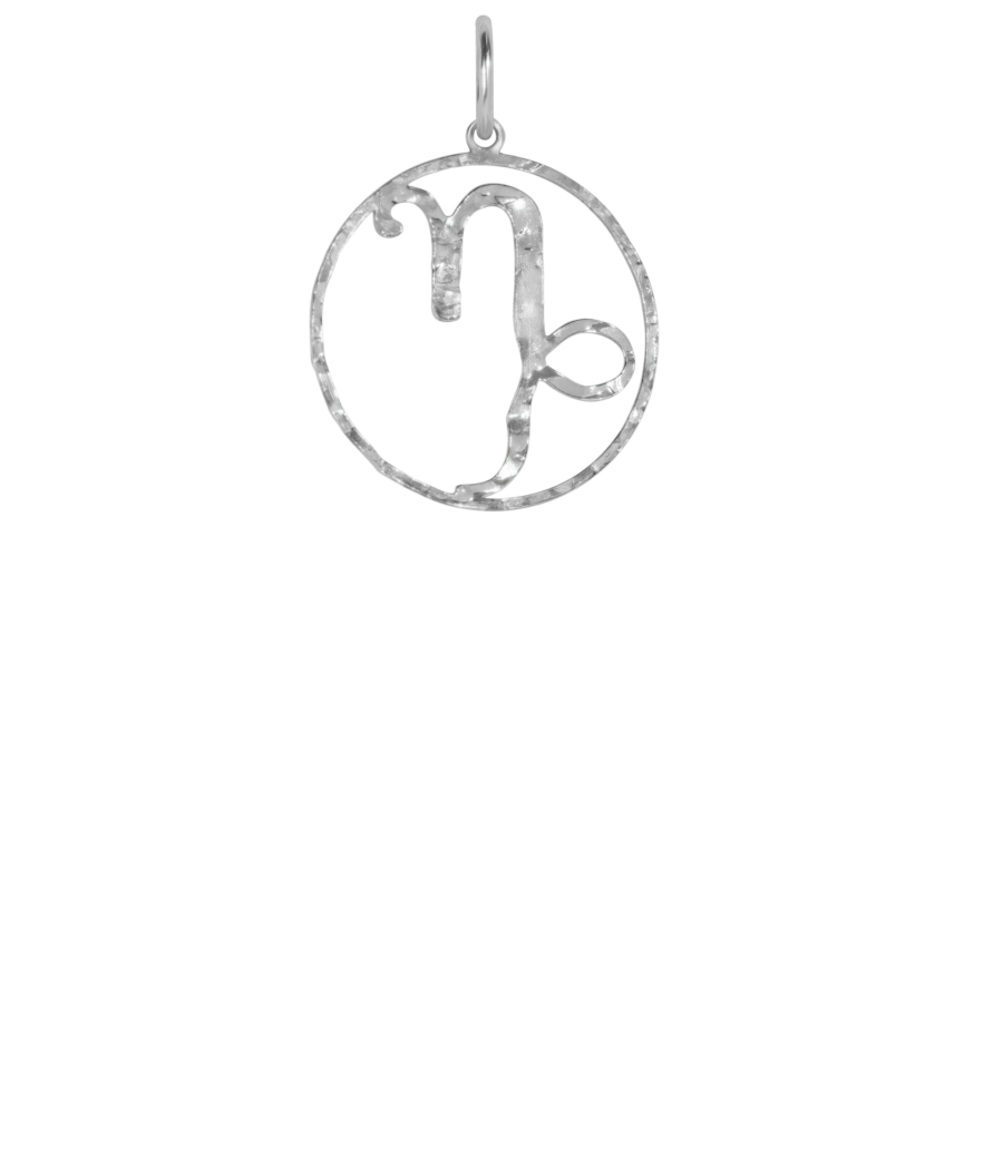 Capricorn 925 sterling silver pendant