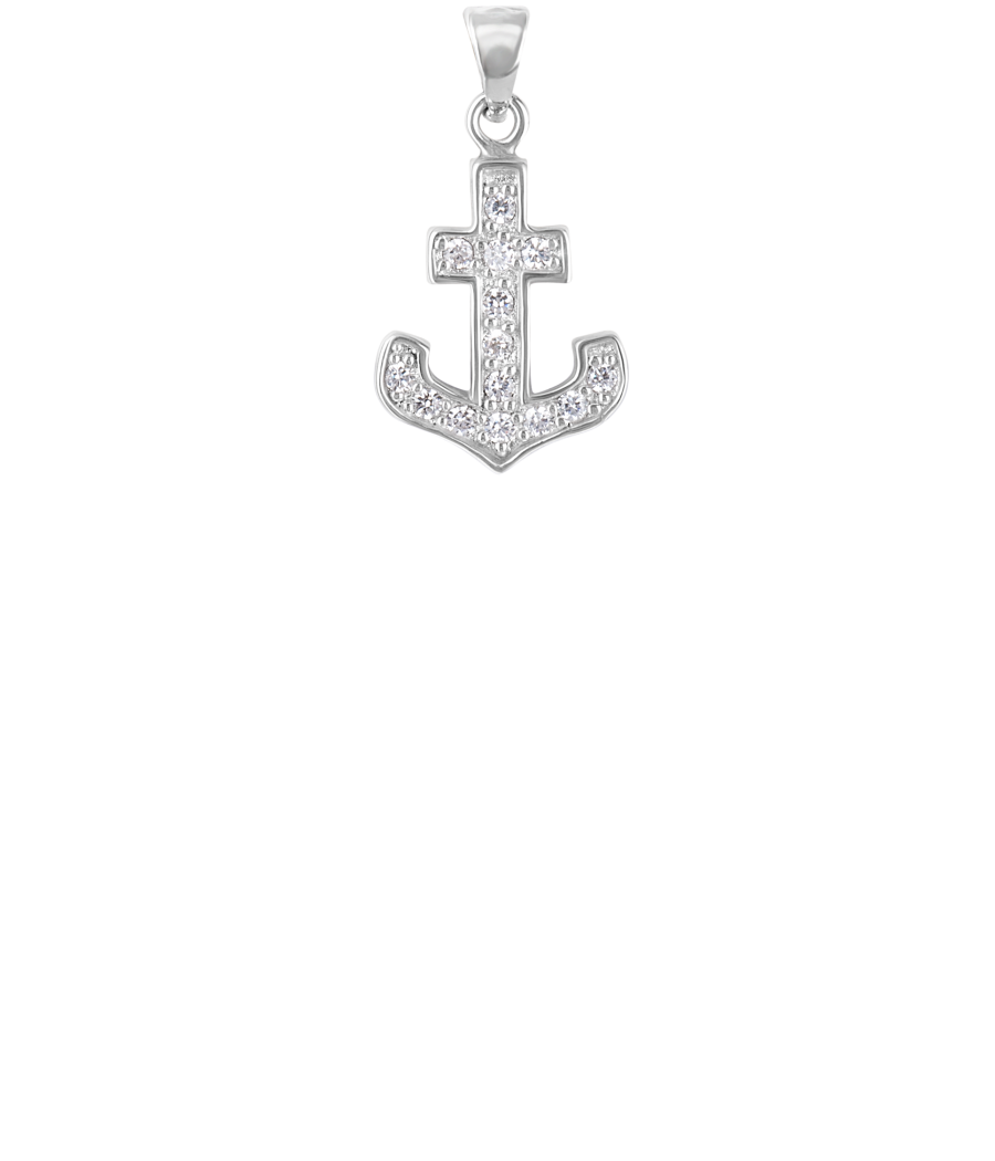 Anchor 925 sterling silver pendant