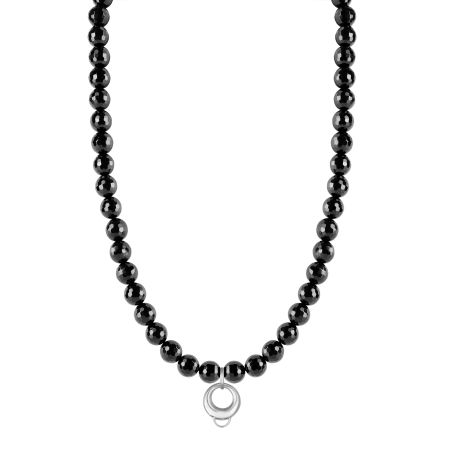 CHARM ONYX NECKLACE - MEDIUM CHARM CARRIER WITHOUT STONE