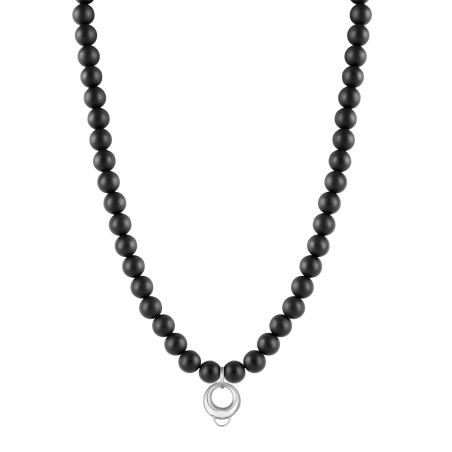 CHARM ONYX NECKLACE - MEDIUM CHARM CARRIER WITHOUT STONE