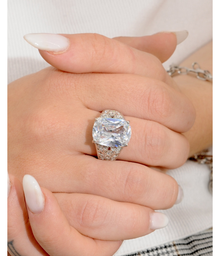 Zirconia 925 sterling silver ring