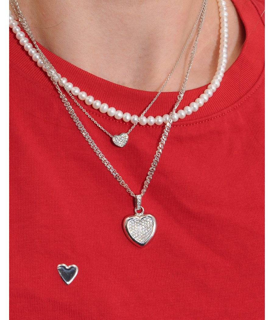 Heart 925 sterling silver pendant