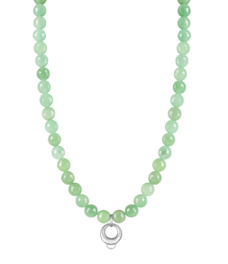 CHARM AVENTURINE NECKLACE - MEDIUM CHARM CARRIER WITHOUT STONE