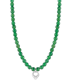 CHARM GREEN AGATE NECKLACE...