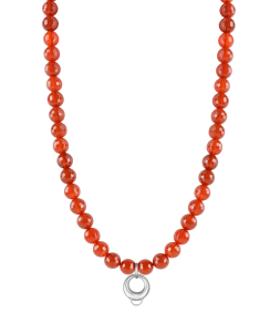 CHARM CARNELIAN NECKLACE - MEDIUM CHARM CARRIER WITHOUT STONE