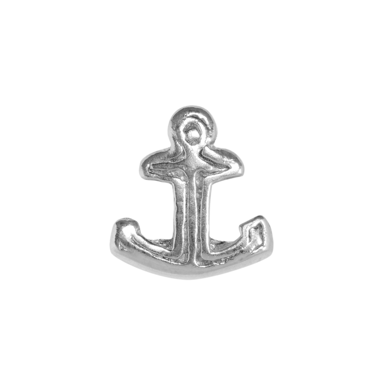 Alia for You 925 sterling silver, rhodium plated anchor bead