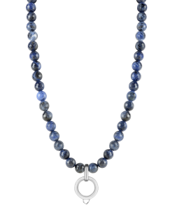 CHARM SODALITE NECKLACE - LARGE CHARM CARRIER WITHOUT STONE