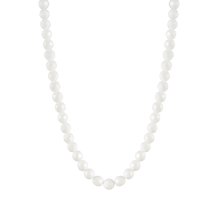 BASIC NECKLACE - WHITE AGATE