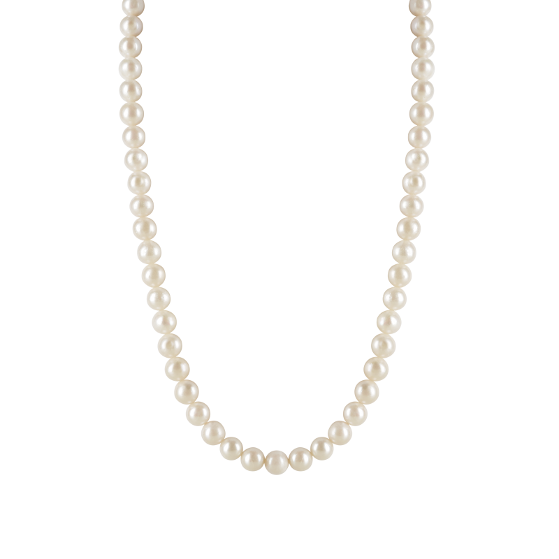 Freshwater pearl 925 sterling silver necklace