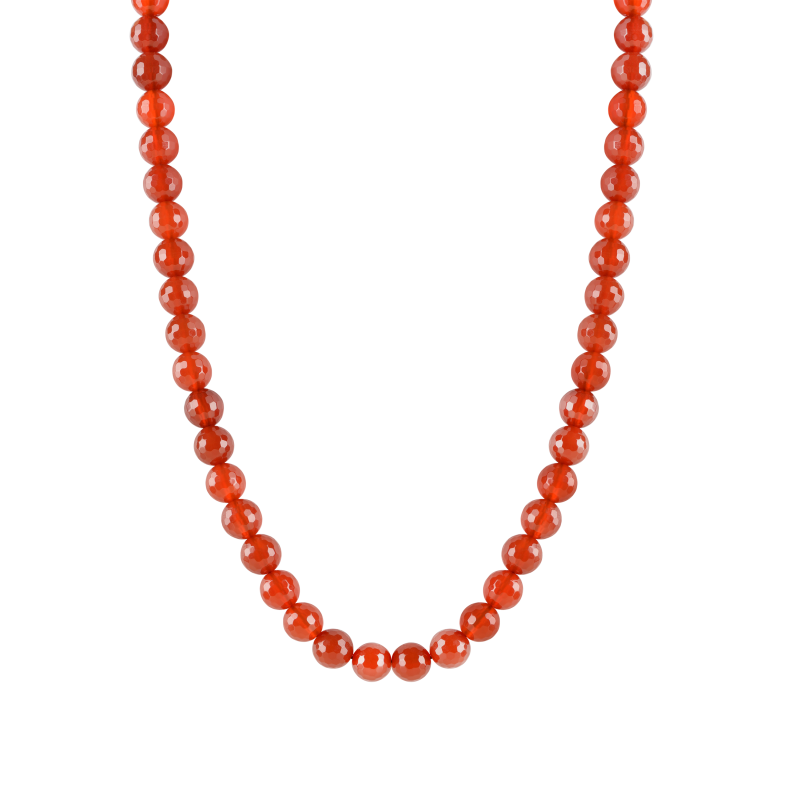 Carnelian 925 sterling silver necklace