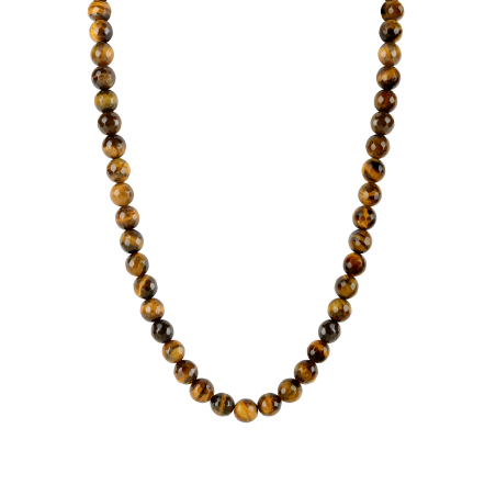 BASIC NECKLACE - TIGER'S EYE