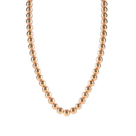 BASIC NECKLACE - ROSE GOLD HAEMATITE